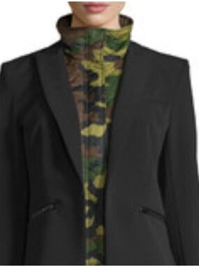 Veronica Beard Lima quilted camo Dickey